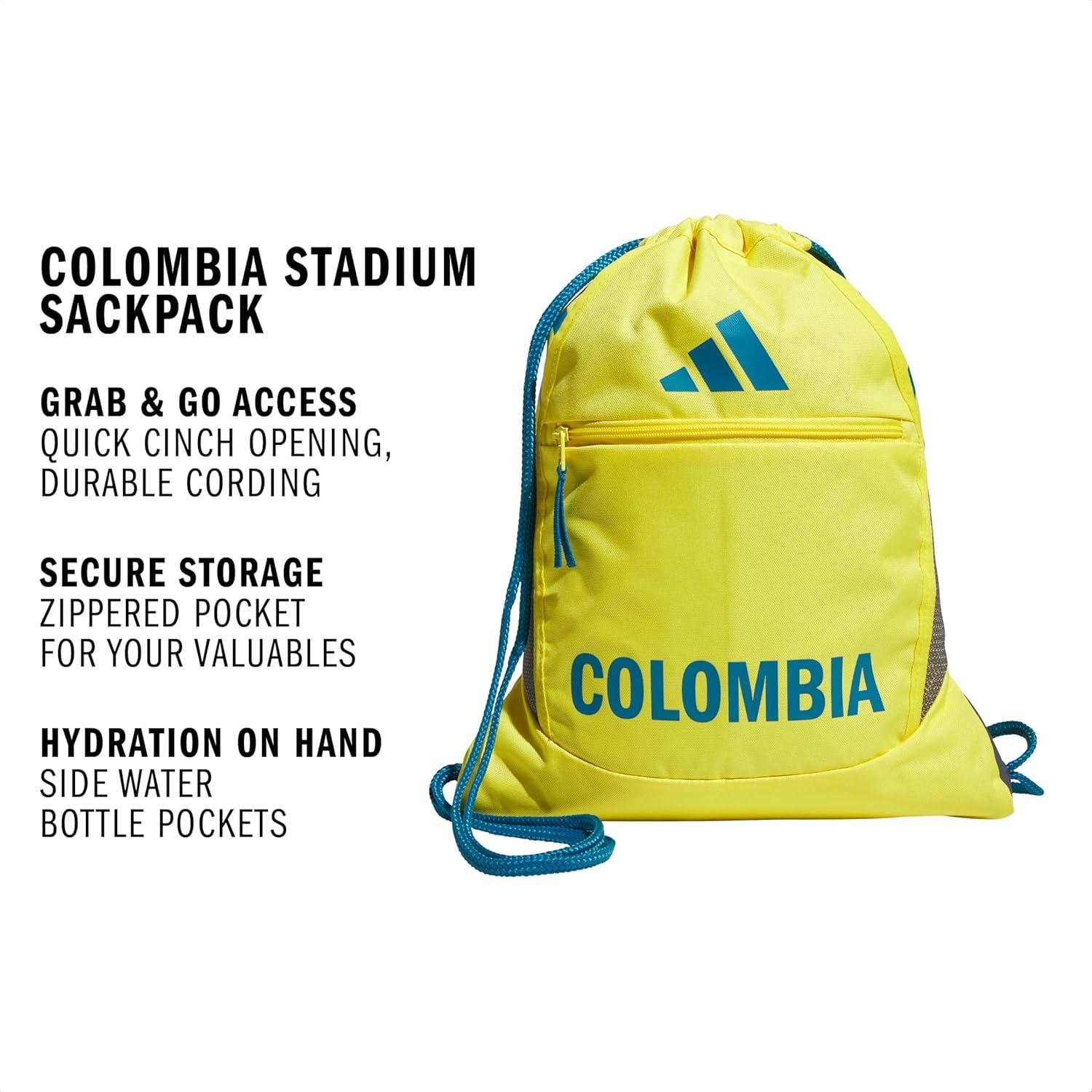 image:imageadidas Stadium Sackpack Drawstring Backpack for Sports Small Gym Bag 13LColombia