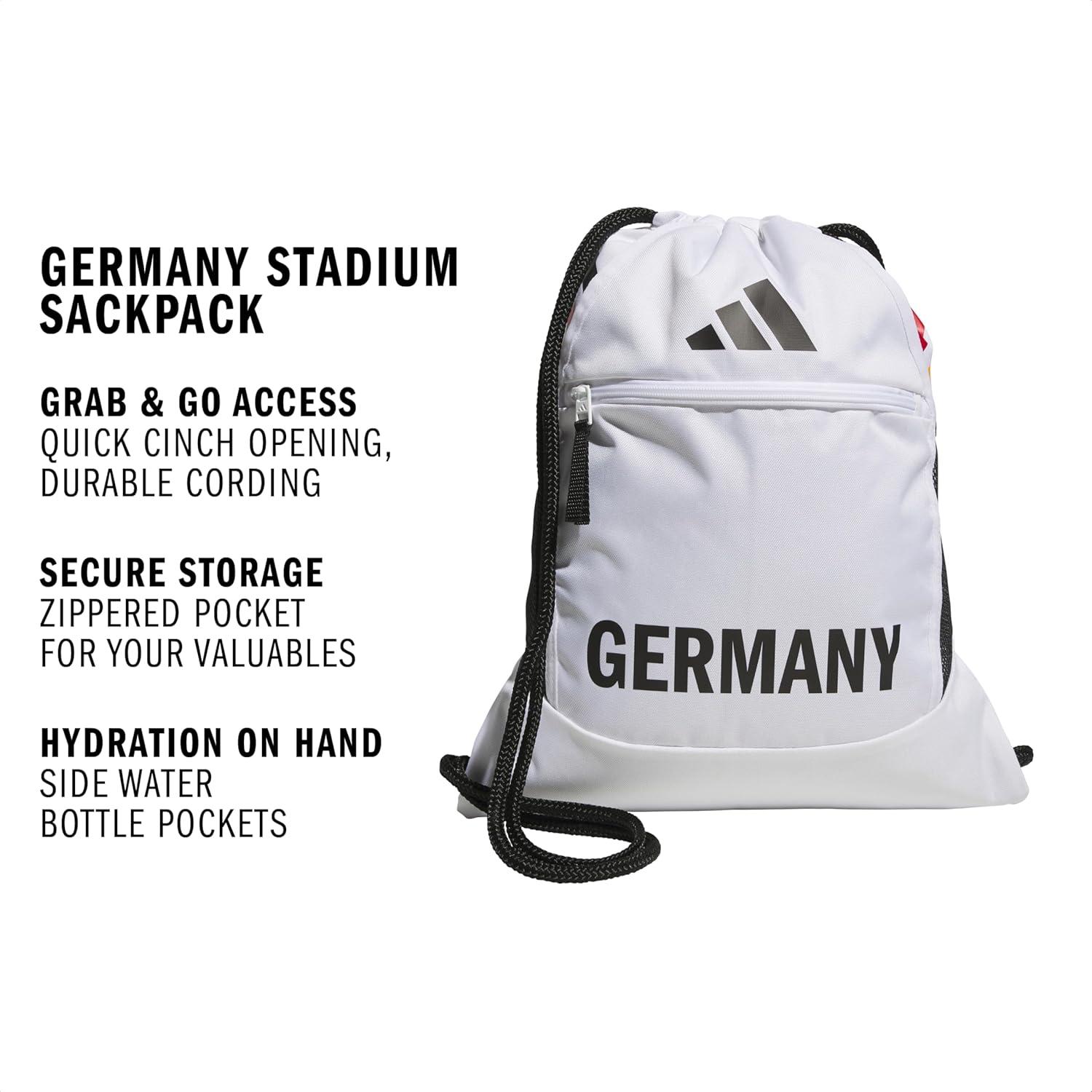 image:imageadidas Stadium Sackpack Drawstring Backpack for Sports Small Gym Bag 13LGermany