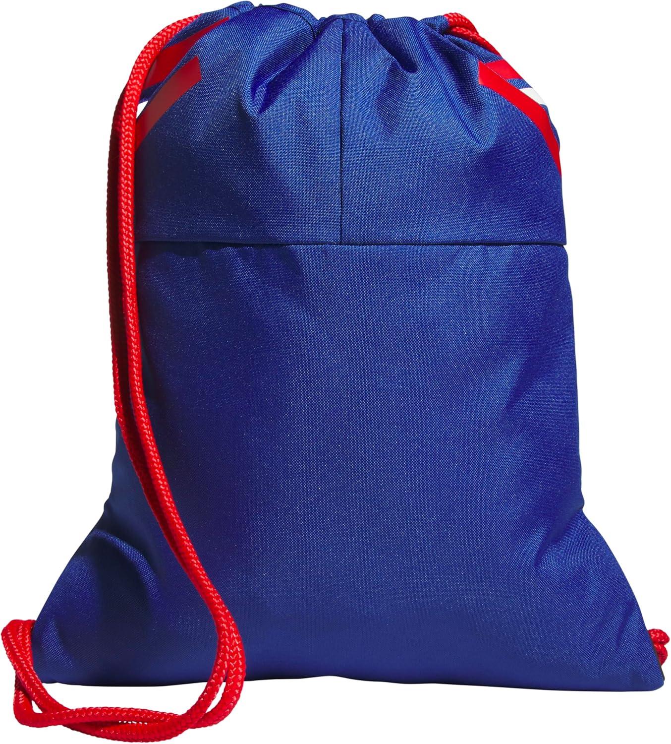 image:imageadidas Stadium Sackpack Drawstring Backpack for Sports Small Gym Bag 13LTeam Royal BlueBetter ScarletWhite