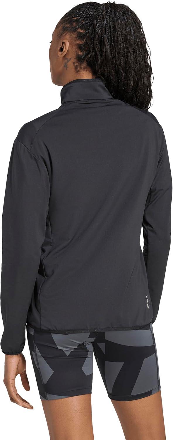 image:imageadidas womens Terrex Multi Climawarm Halfzip Tech Fleece Hiking SweatshirtBlack