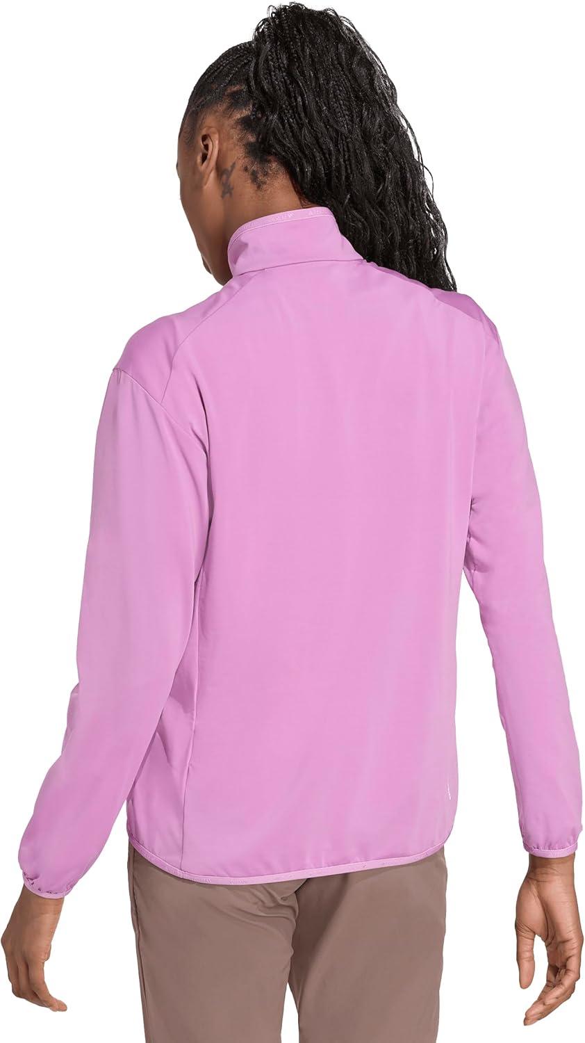 image:imageadidas womens Terrex Multi Climawarm Halfzip Tech Fleece Hiking SweatshirtPreloved Purple