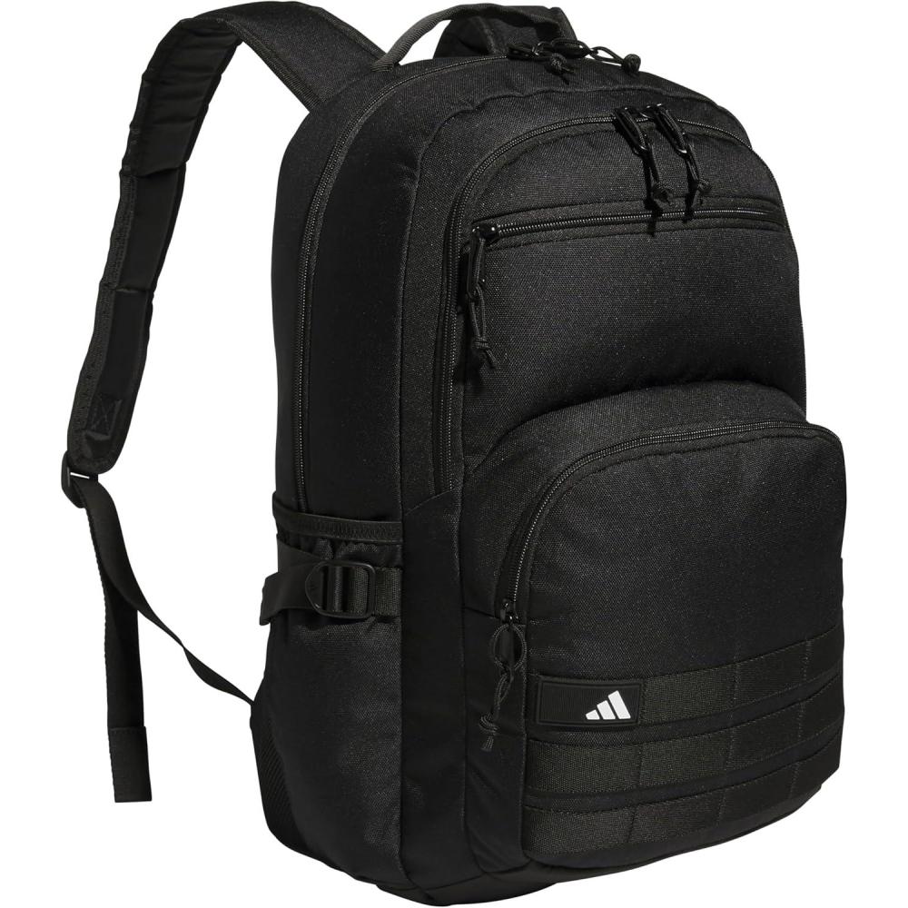 image:imageInterval Backpack with laptop sleeve lightweight durable book bag for women and menBlackWhite