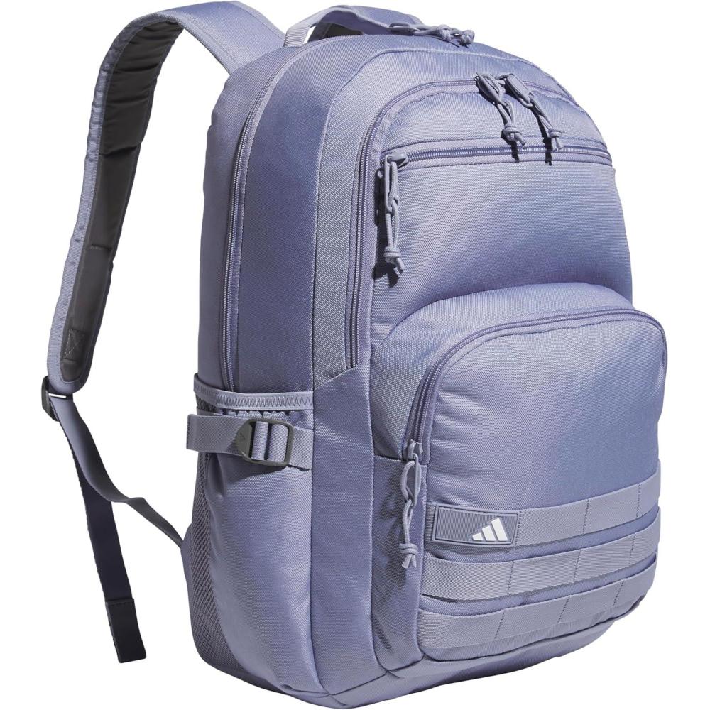 image:imageInterval Backpack with laptop sleeve lightweight durable book bag for women and menSilver Violet PurpleGrey Four