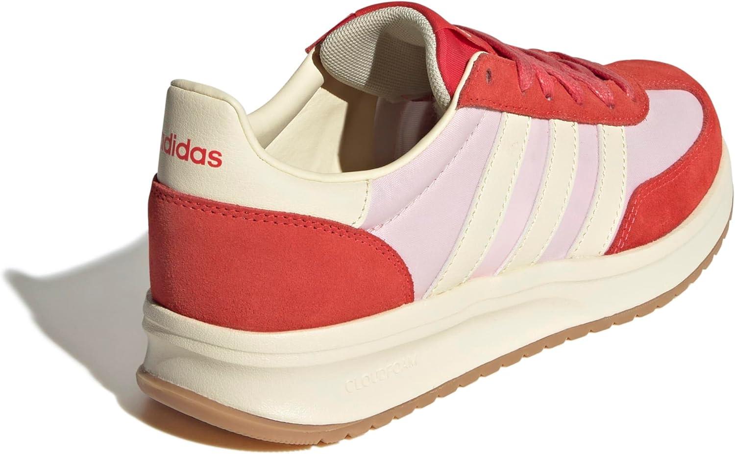 image:imageAdidas Womens Run 70s 20Clear PinkWarm VanillaSemi Lucid Red