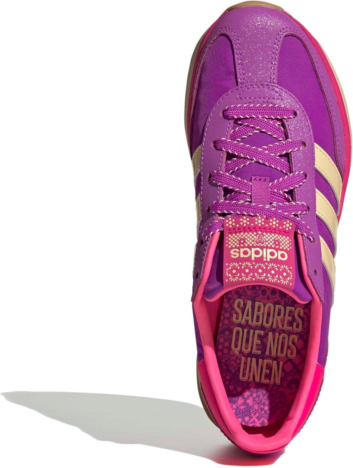 image:imageAdidas Womens Run 70s 20Purple BurstOrange TintShock Pink