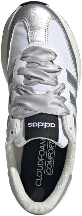 image:imageAdidas Womens Run 70s 20WhiteSilver MetallicOff White