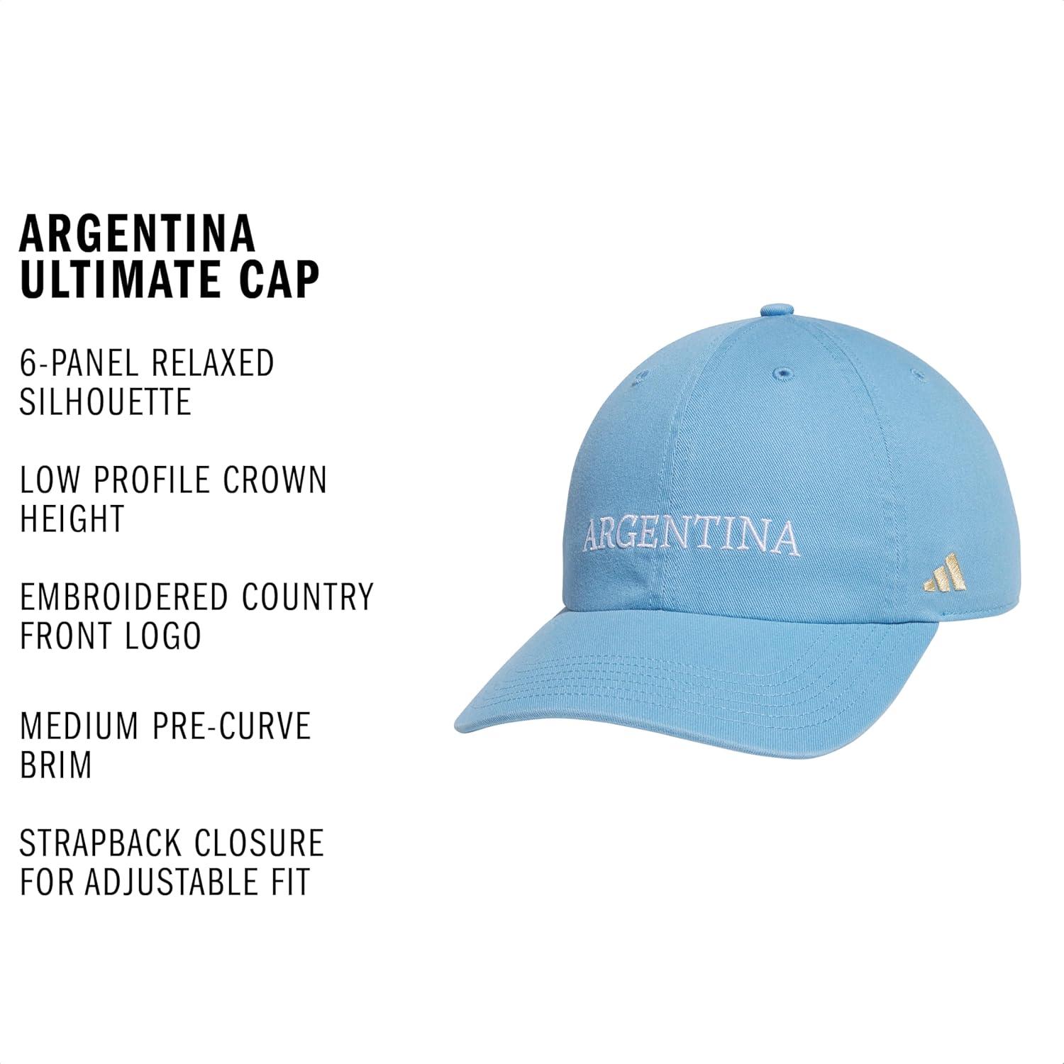 image:imageAdidas Mens Baseball Cap Ultimate Adjustable Strapback Hat Relaxed Fit CottonArgentina