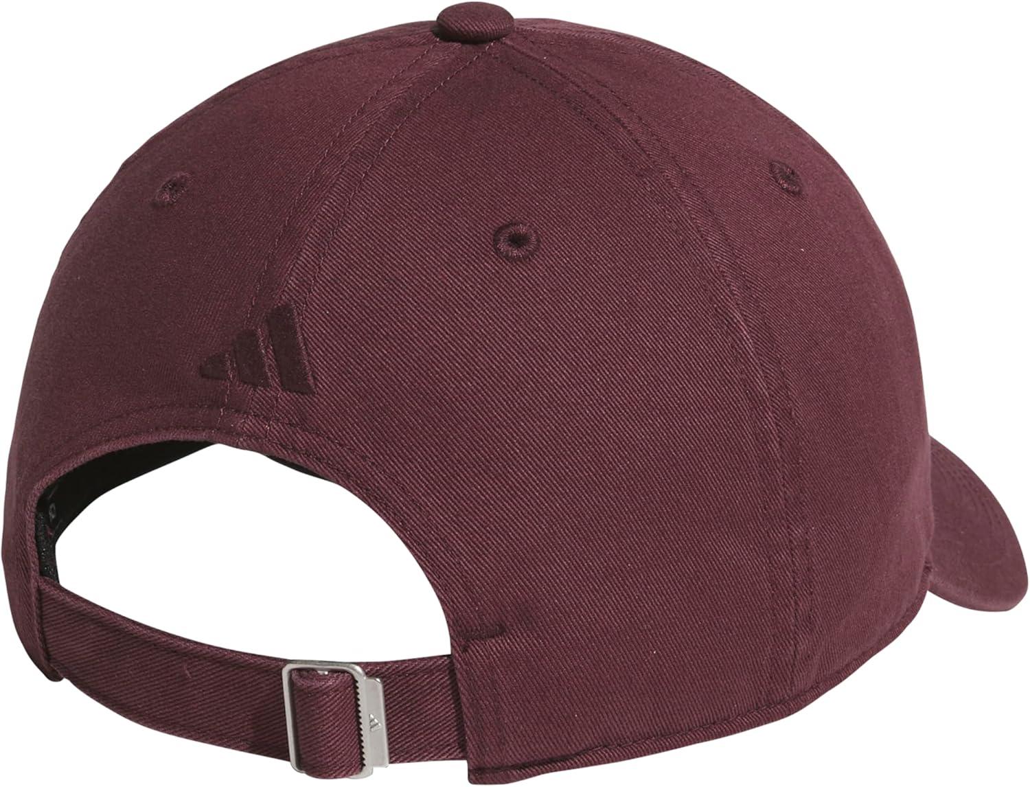 image:imageAdidas Mens Baseball Cap Ultimate Adjustable Strapback Hat Relaxed Fit CottonAurora Ruby Red
