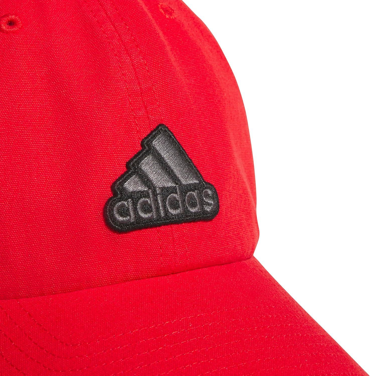 image:imageAdidas Mens Baseball Cap Ultimate Adjustable Strapback Hat Relaxed Fit CottonBetter ScarletBlackGrey Six
