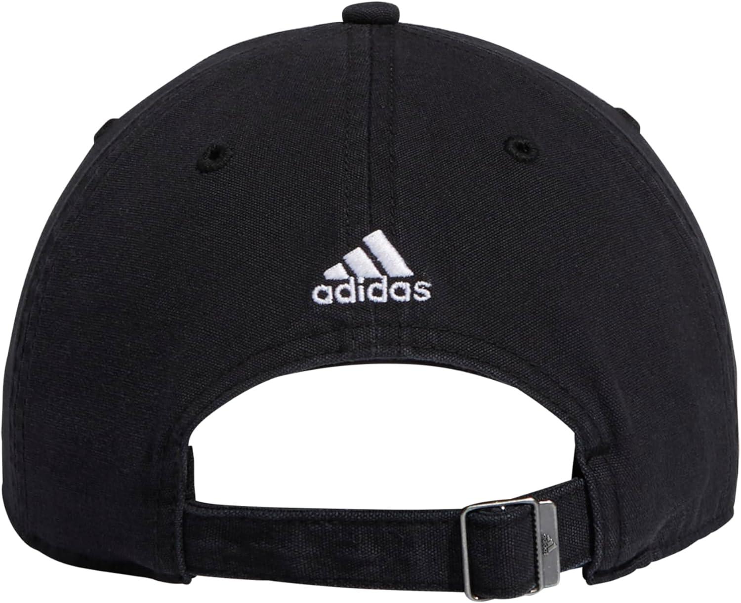 image:imageAdidas Mens Baseball Cap Ultimate Adjustable Strapback Hat Relaxed Fit CottonBlackWhite