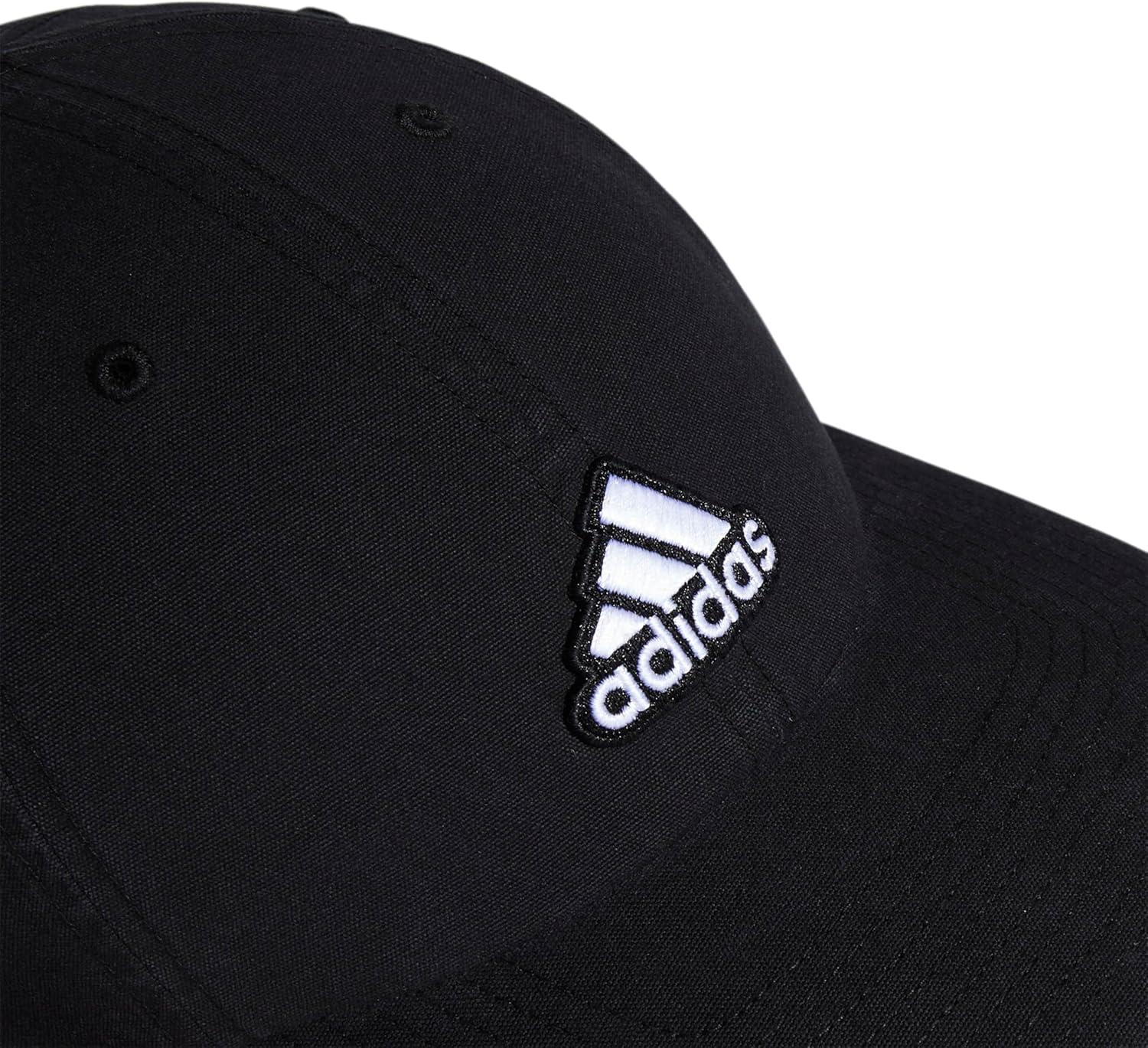 image:imageAdidas Mens Baseball Cap Ultimate Adjustable Strapback Hat Relaxed Fit CottonBlackWhite
