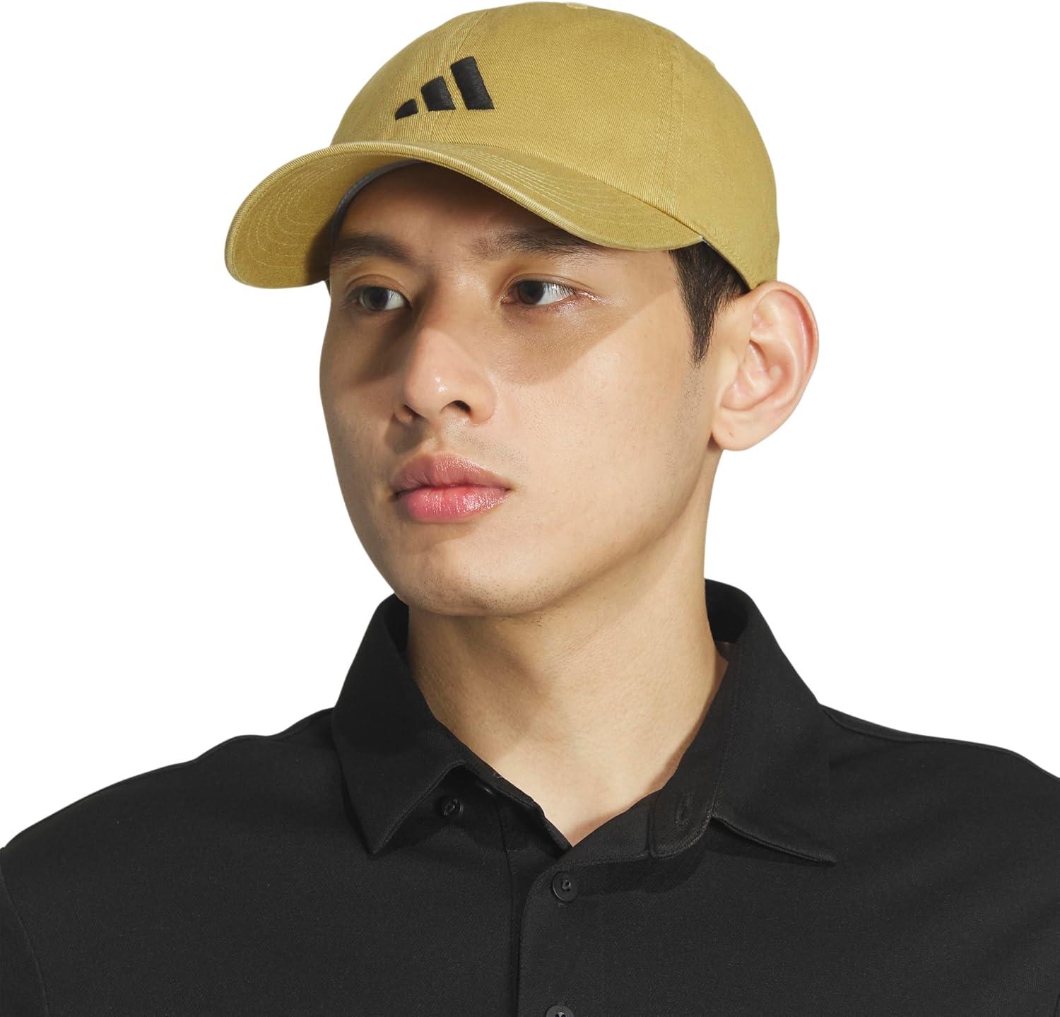 image:imageAdidas Mens Baseball Cap Ultimate Adjustable Strapback Hat Relaxed Fit CottonKhakiBlack30