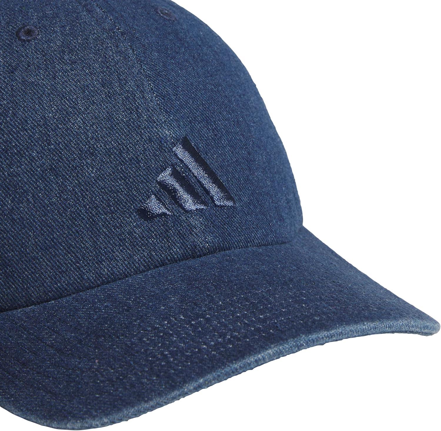 image:imageAdidas Mens Baseball Cap Ultimate Adjustable Strapback Hat Relaxed Fit CottonMedium Blue Denim