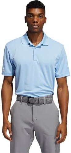 image:imageadidas mens Core Performance Primegreen Polo ShirtClear Sky 23
