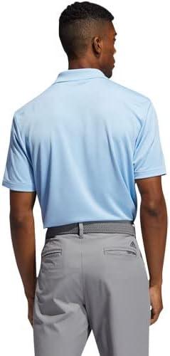 image:imageadidas mens Core Performance Primegreen Polo ShirtClear Sky 23