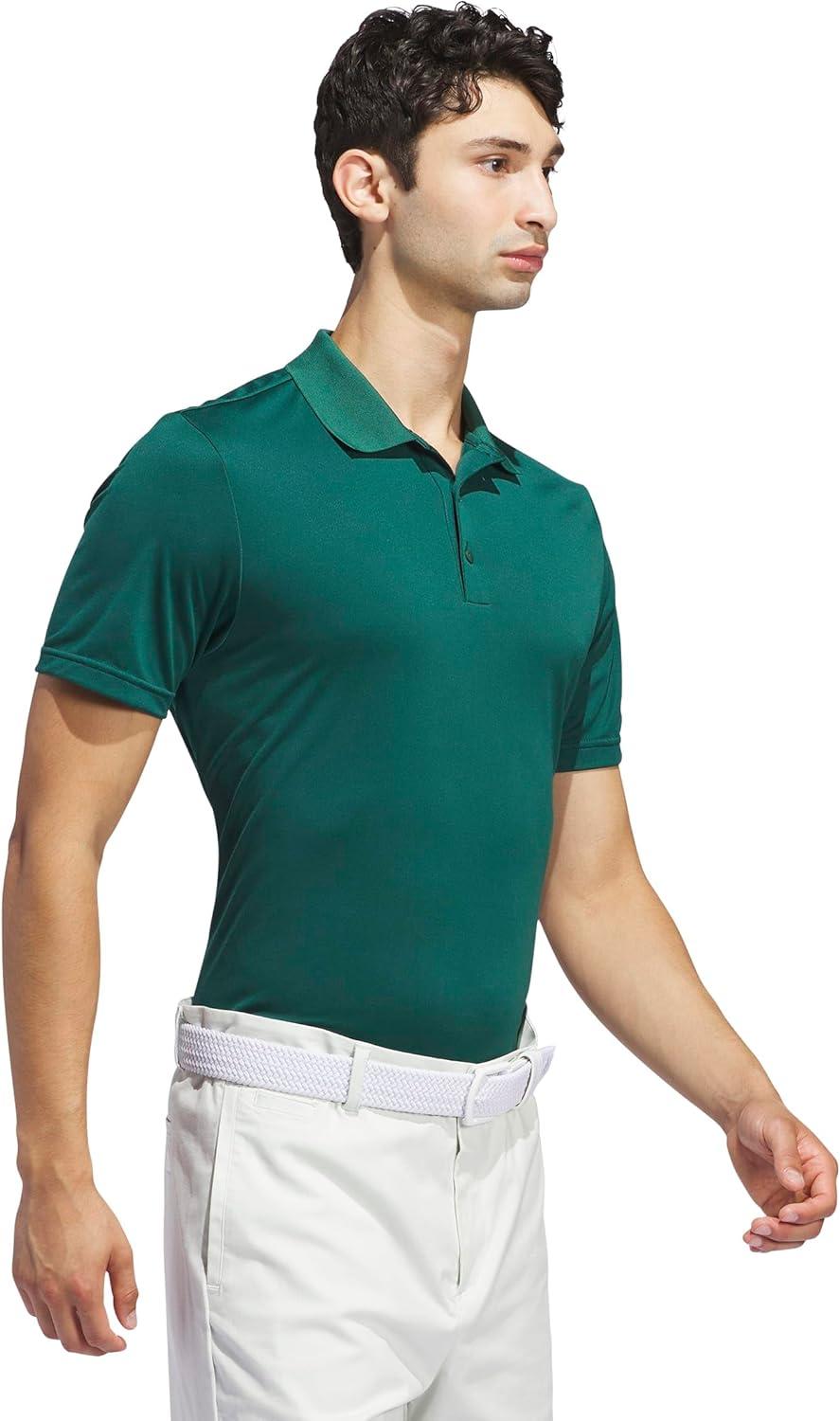 image:imageadidas mens Core Performance Primegreen Polo ShirtCollegiate Green