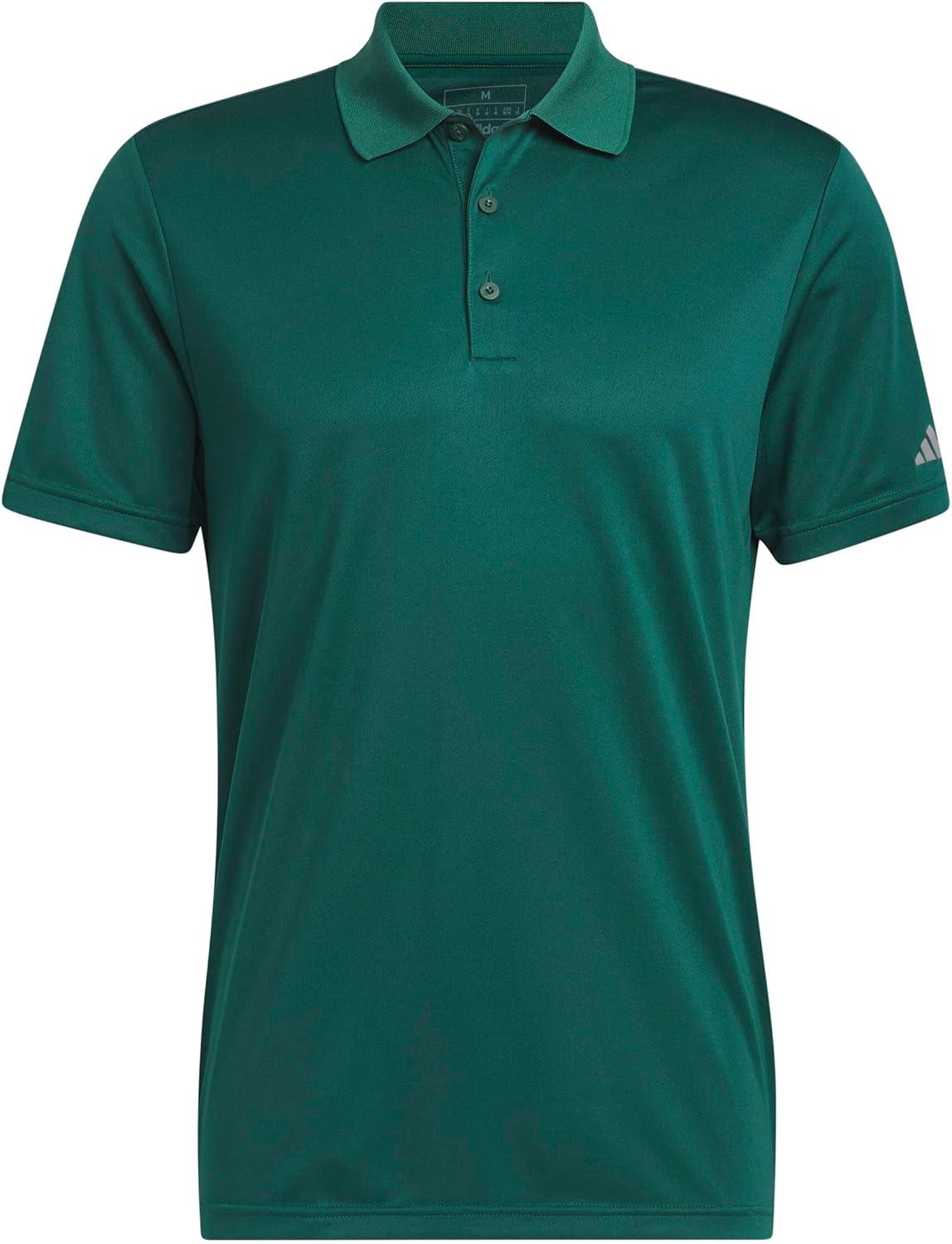 image:imageadidas mens Core Performance Primegreen Polo ShirtCollegiate Green