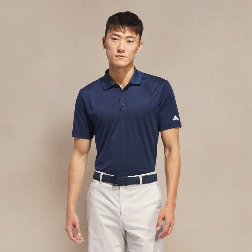 image:imageadidas mens Core Performance Primegreen Polo ShirtCollegiate Navy