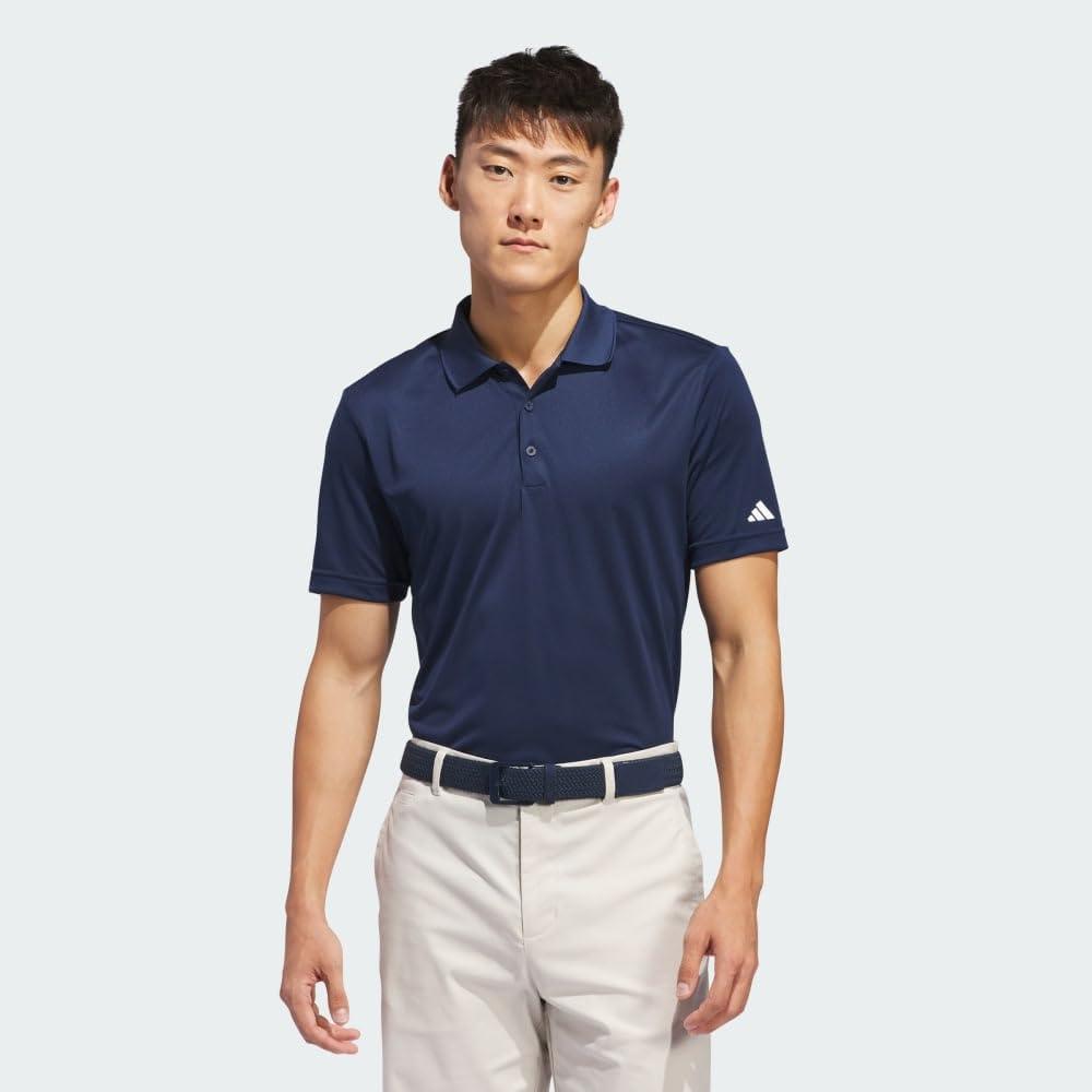 image:imageadidas mens Core Performance Primegreen Polo ShirtCollegiate Navy