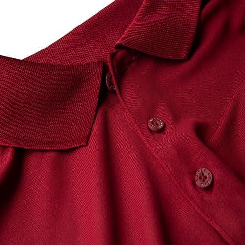 image:imageadidas mens Core Performance Primegreen Polo ShirtColllegiate Burgundy