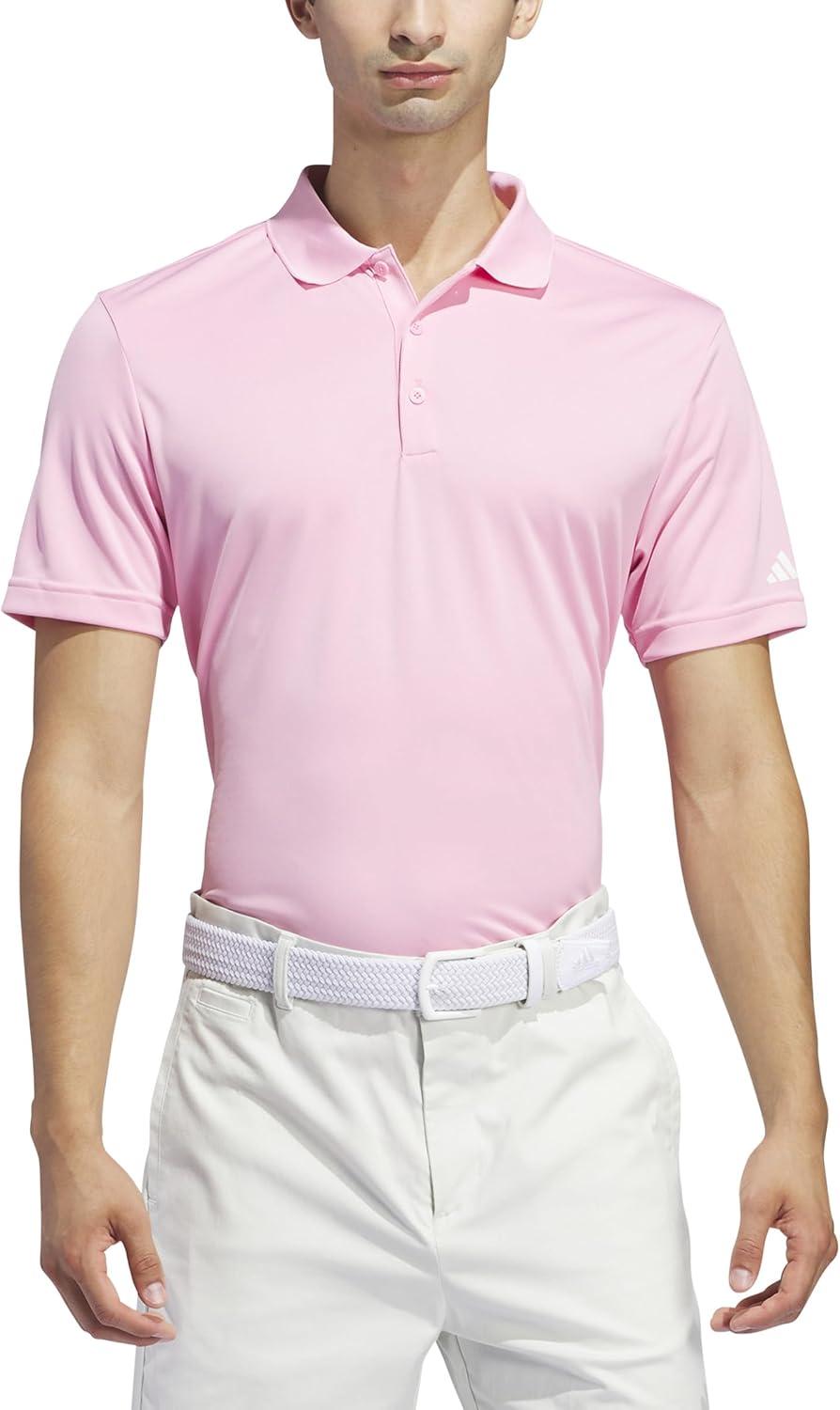 image:imageadidas mens Core Performance Primegreen Polo ShirtLight Pink