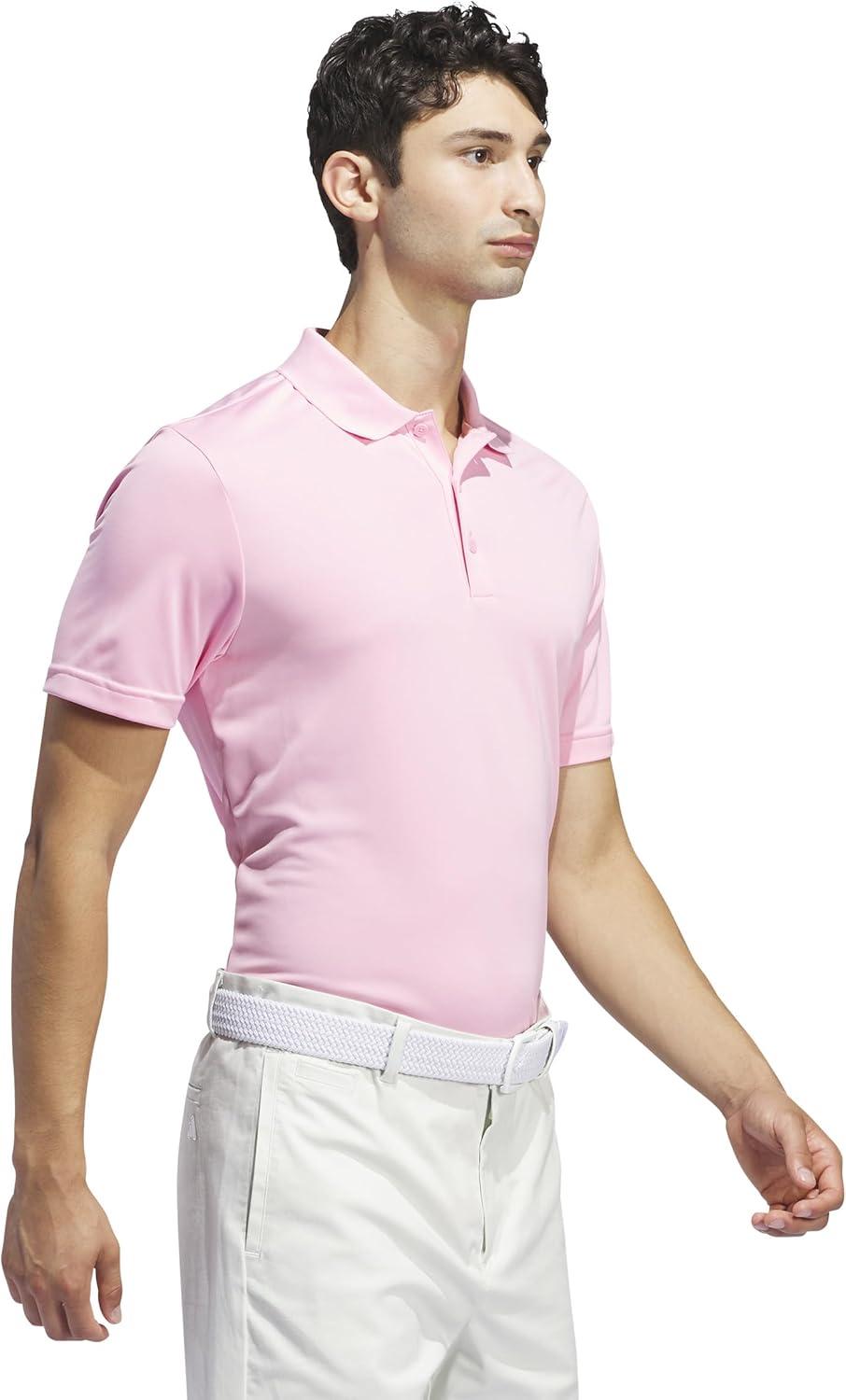 image:imageadidas mens Core Performance Primegreen Polo ShirtLight Pink