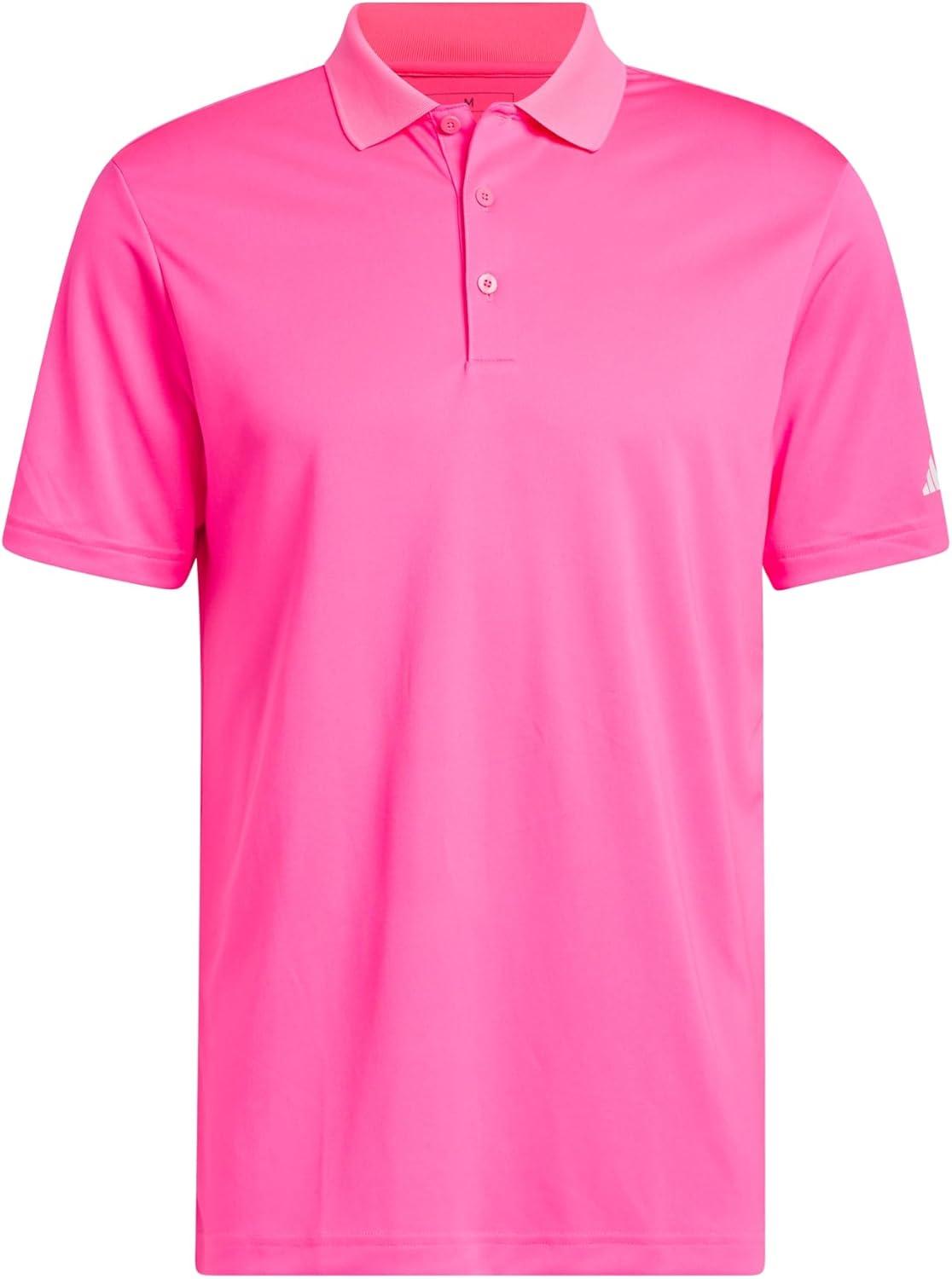 image:imageadidas mens Core Performance Primegreen Polo ShirtSolar Pink