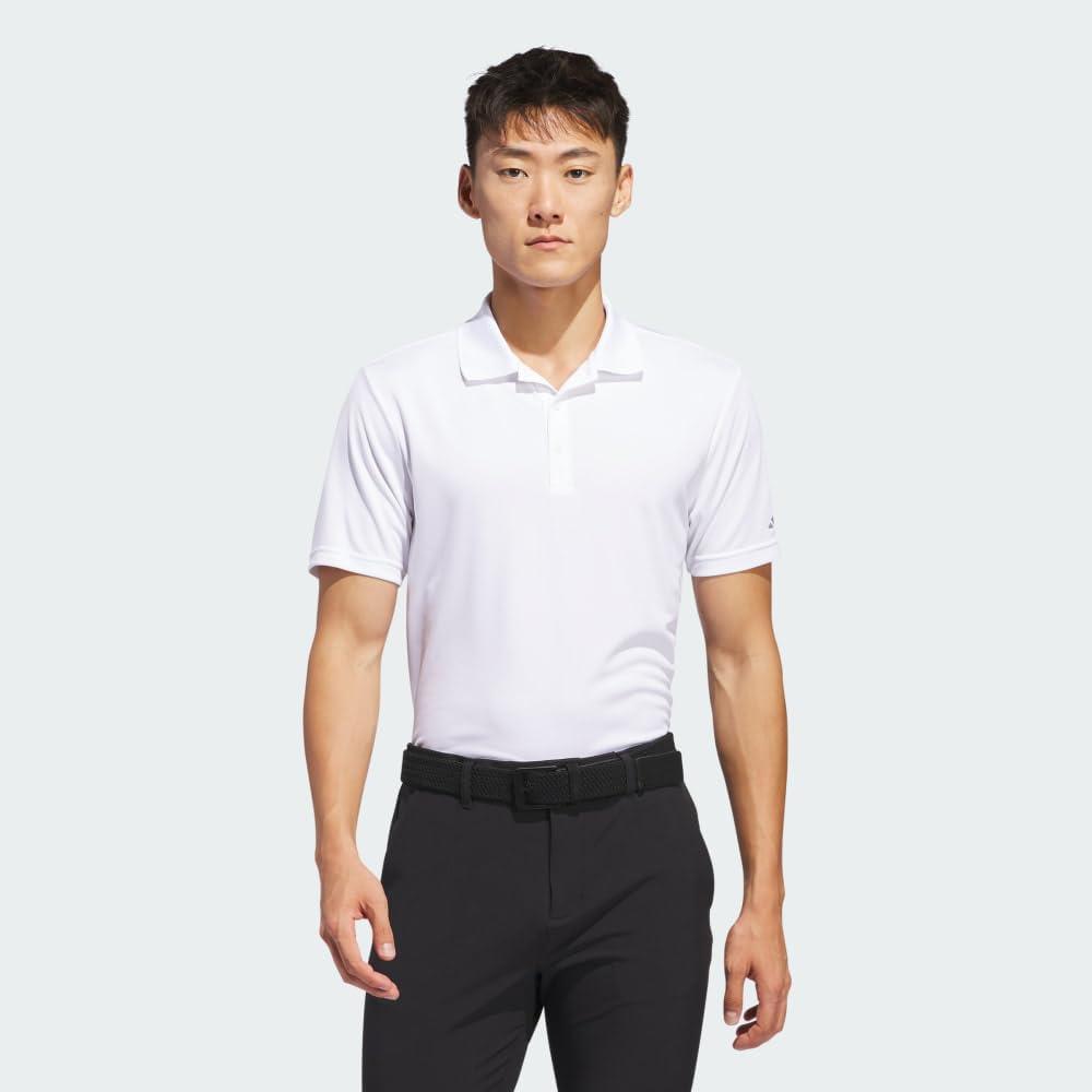 image:imageadidas mens Core Performance Primegreen Polo ShirtWhite 24