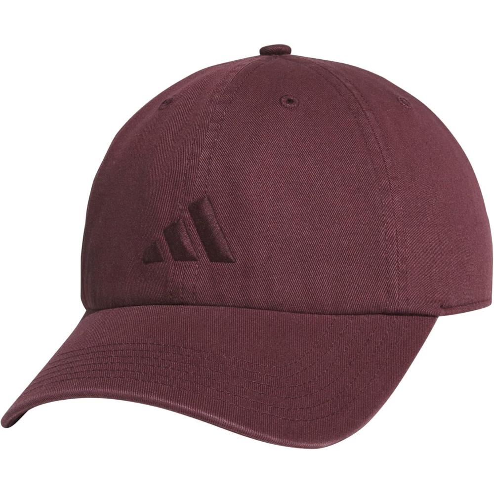 image:imageAdidas Mens Baseball Cap Ultimate Adjustable Strapback Hat Relaxed Fit CottonAurora Ruby Red