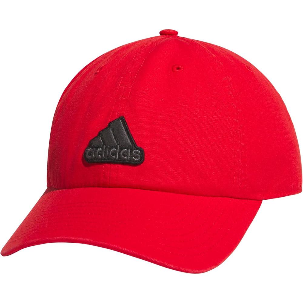 image:imageAdidas Mens Baseball Cap Ultimate Adjustable Strapback Hat Relaxed Fit CottonBetter ScarletBlackGrey Six