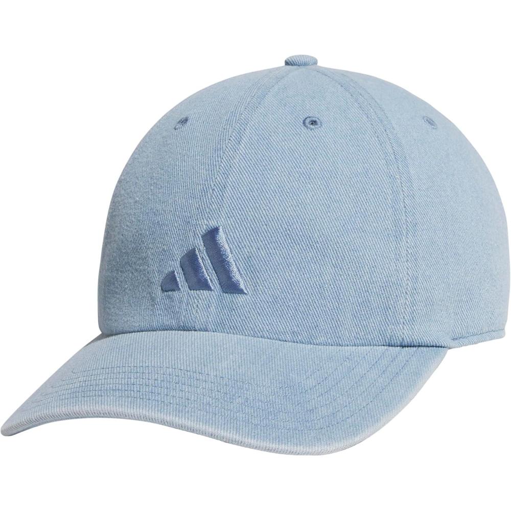 image:imageAdidas Mens Baseball Cap Ultimate Adjustable Strapback Hat Relaxed Fit CottonLight Blue Denim
