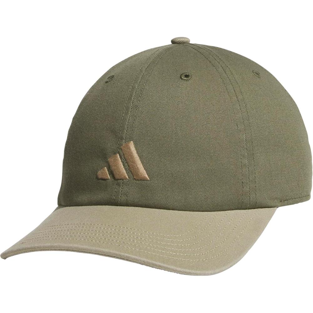 image:imageAdidas Mens Baseball Cap Ultimate Adjustable Strapback Hat Relaxed Fit CottonOlive Strata GreenBlanch Cargo