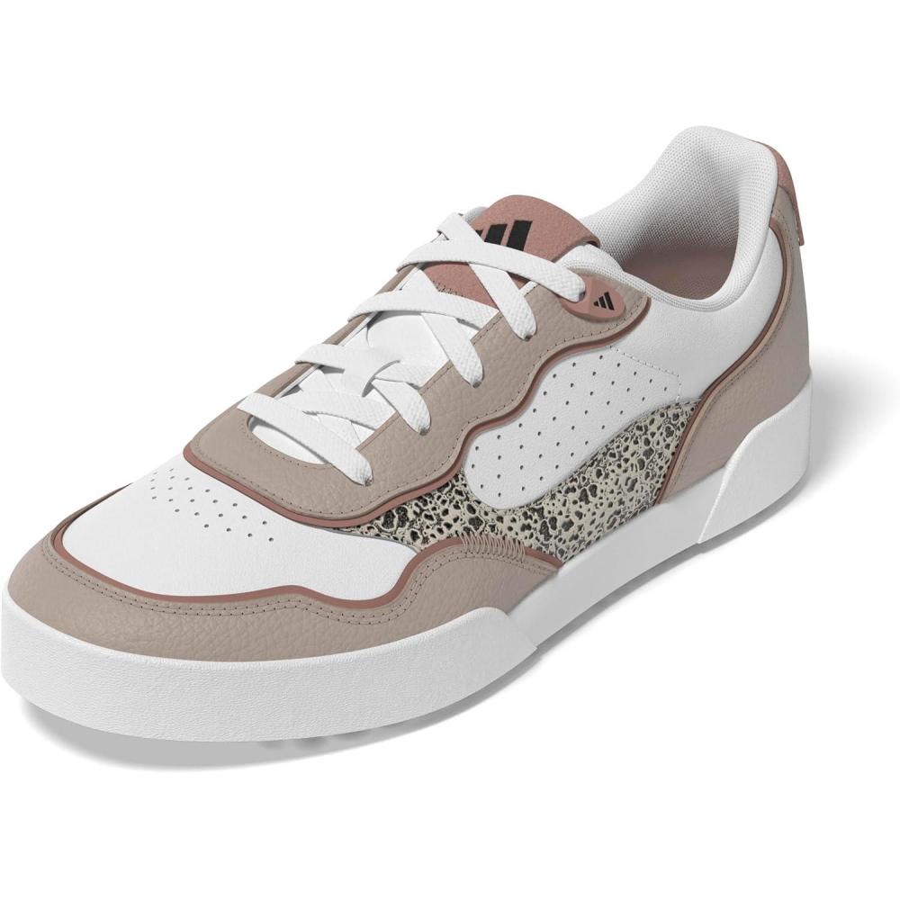 image:imageAdidas Womens Retrocross 25 Spikeless Golf ShoesFootwear WhiteWonder TaupeWarm Clay