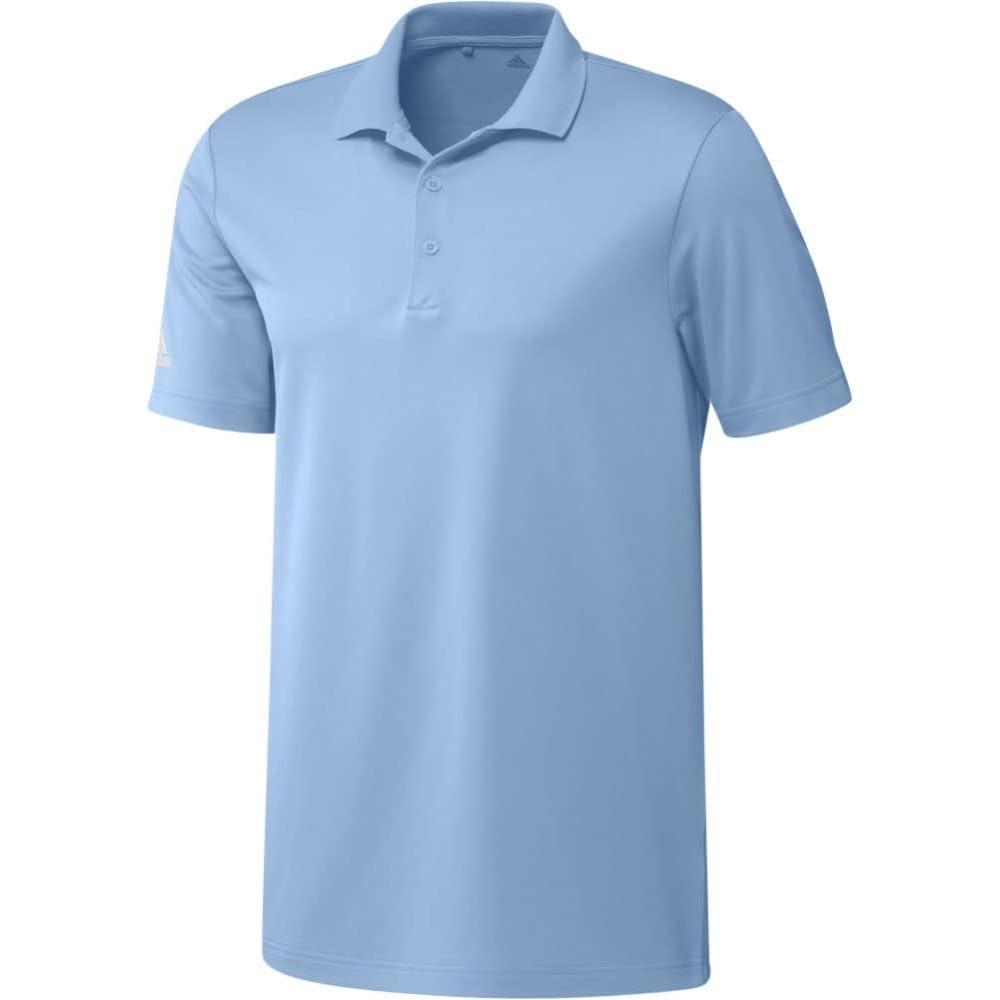 image:imageadidas mens Core Performance Primegreen Polo ShirtClear Sky 23