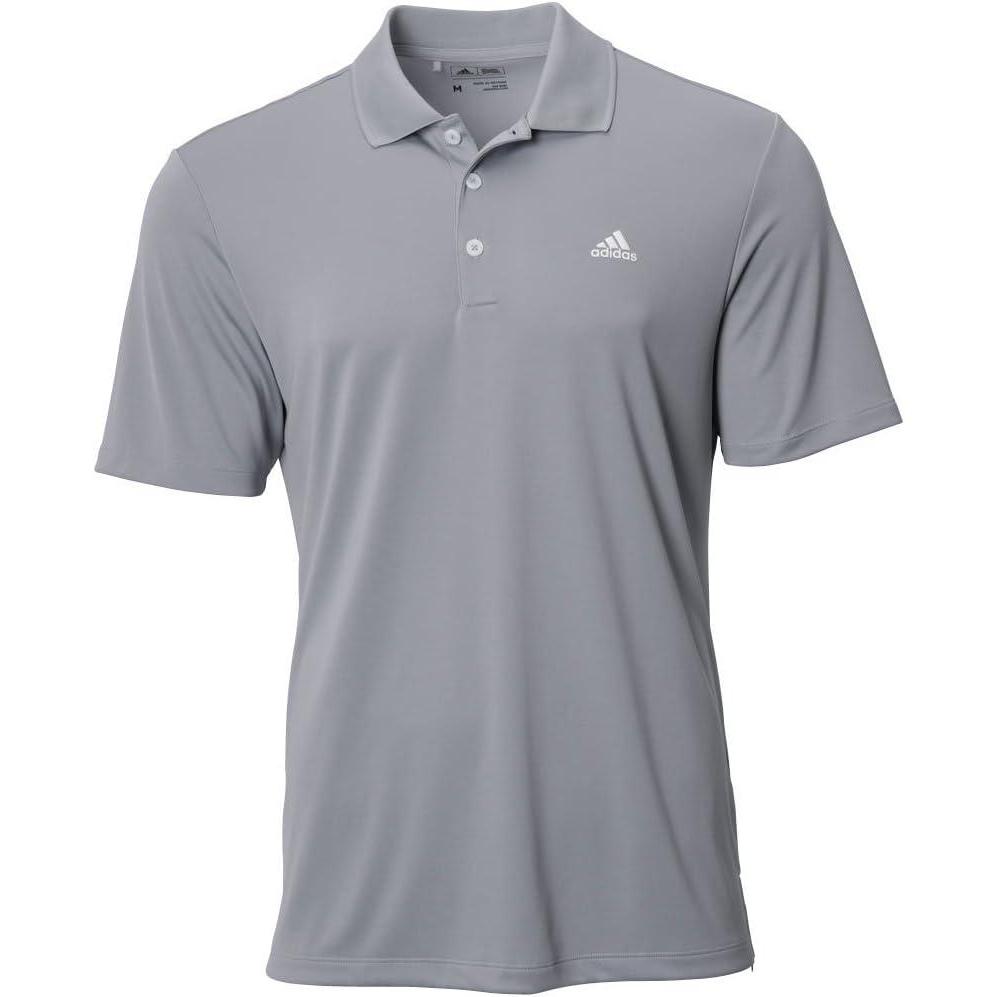 image:imageadidas mens Core Performance Primegreen Polo ShirtMid Grey