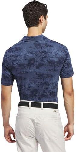image:imageAdidas Mens Goto Printed Mesh Polo ShirtConavy