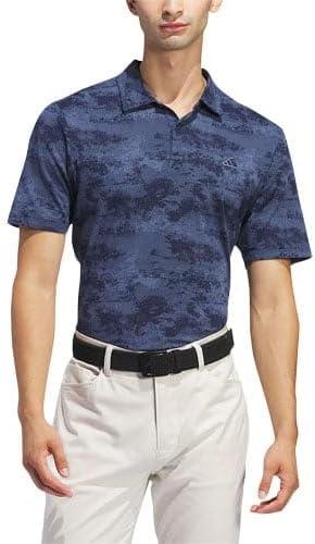image:imageAdidas Mens Goto Printed Mesh Polo ShirtConavy