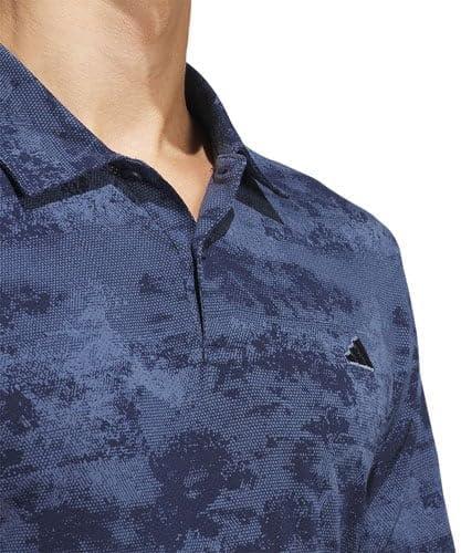 image:imageAdidas Mens Goto Printed Mesh Polo ShirtConavy