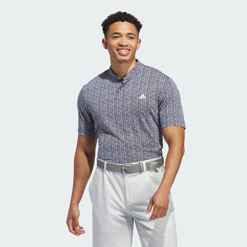 image:imageAdidas Mens Ultimate365 Printed Golf Polo ShirtCollegiate NavyWhite