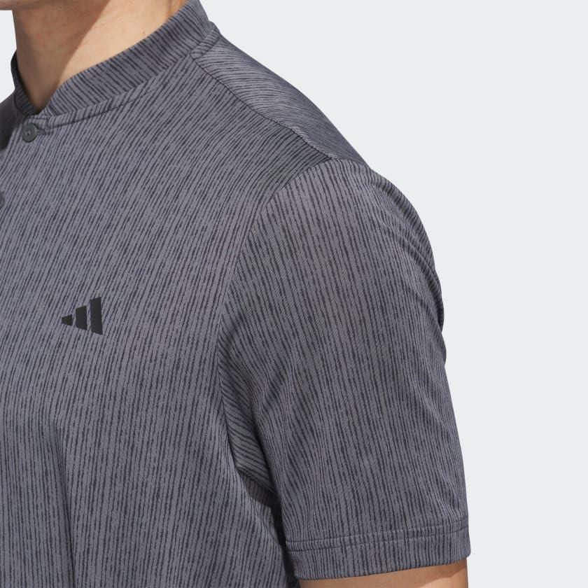 image:imageAdidas Mens Ultimate365 Printed Golf Polo ShirtGrey SixBlack