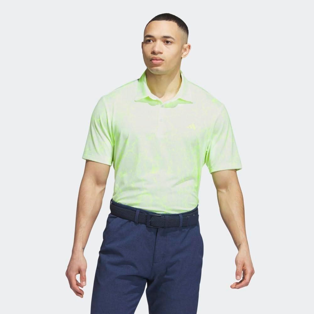 image:imageAdidas Mens Ultimate365 Printed Golf Polo ShirtWhite