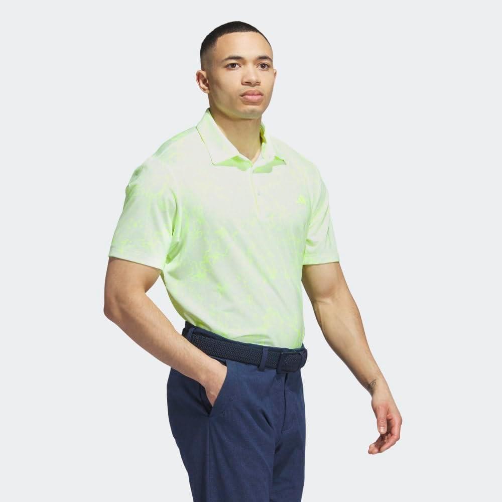 image:imageAdidas Mens Ultimate365 Printed Golf Polo ShirtWhite