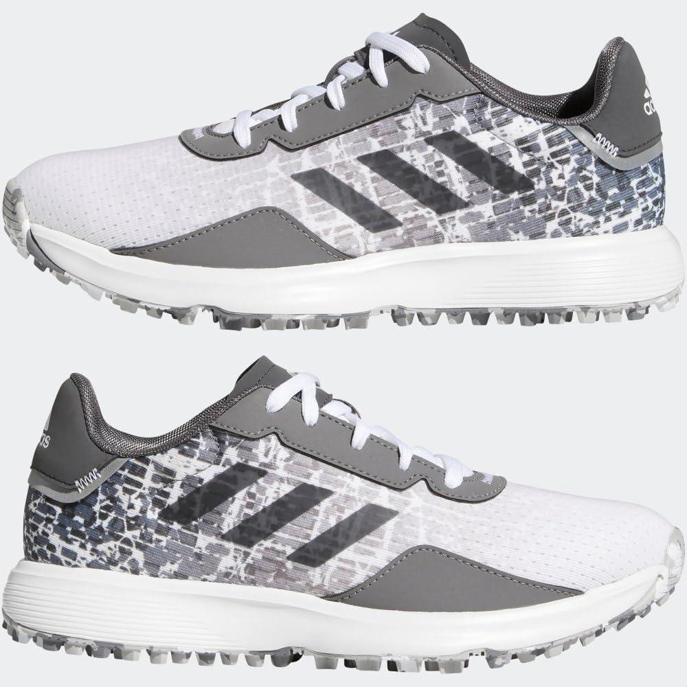 image:imageAdidas UnisexChild S2g Spikeless Golf ShoesFootwear WhiteGrey FourGrey Six