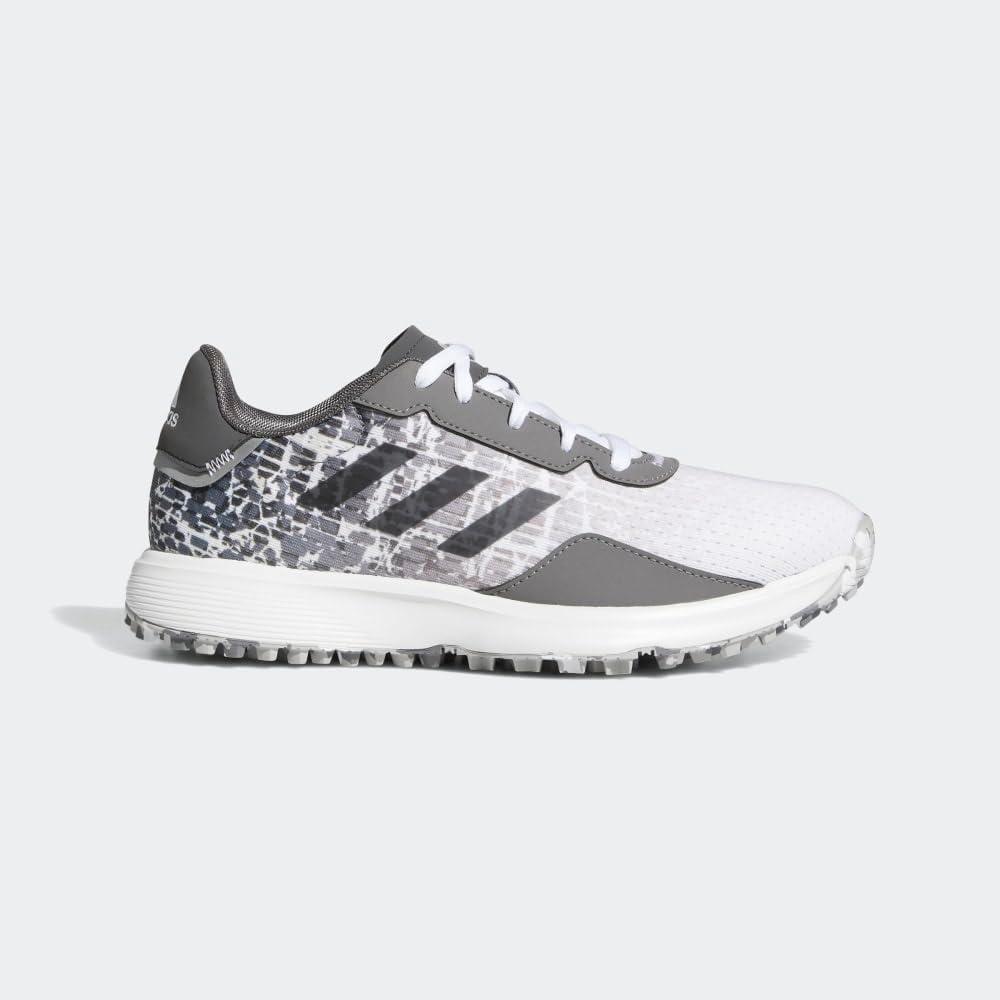 image:imageAdidas UnisexChild S2g Spikeless Golf ShoesFootwear WhiteGrey FourGrey Six