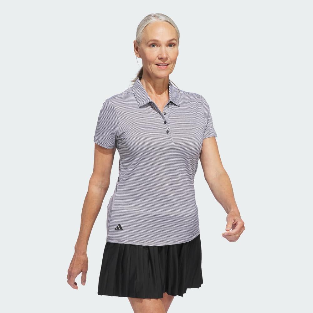 image:imageAdidas Womens Ottoman Short Sleeve Polo ShirtBlack