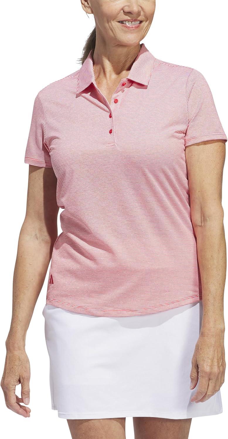 image:imageAdidas Womens Ottoman Short Sleeve Polo ShirtCollegiate Red