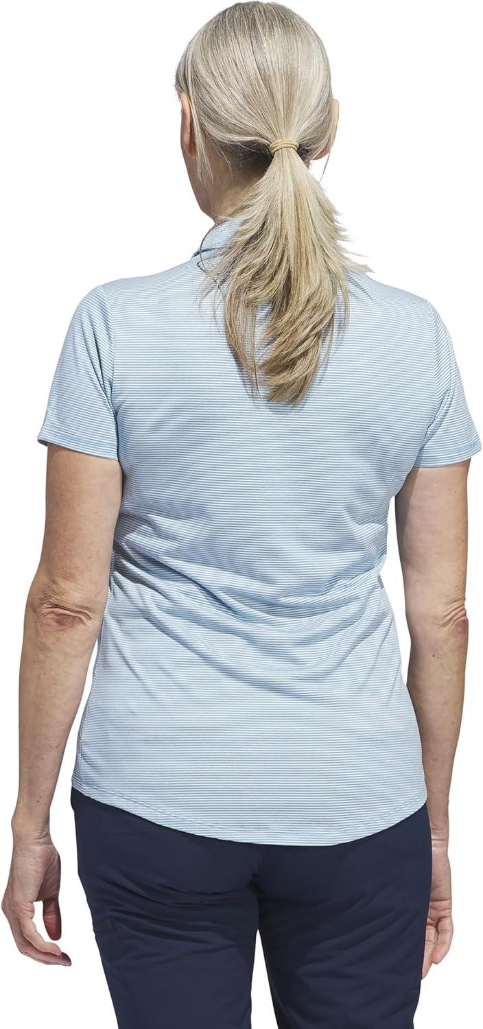 image:imageAdidas Womens Ottoman Short Sleeve Polo ShirtSemi Blue Burst