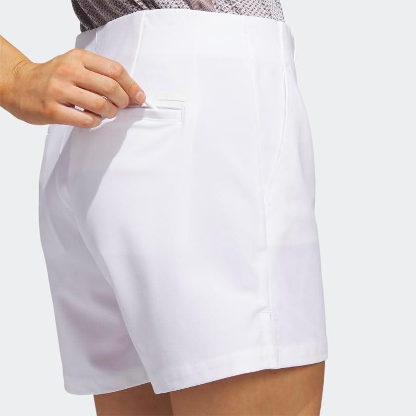 image:imageadidas W Pintuck 5Inch PullOn ShortWhite