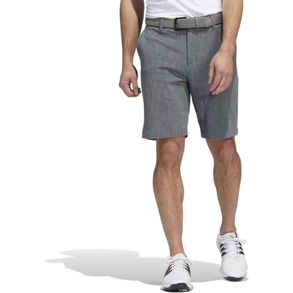 image:imageAdidas Mens Crosshatch Golf ShortsShadow Green