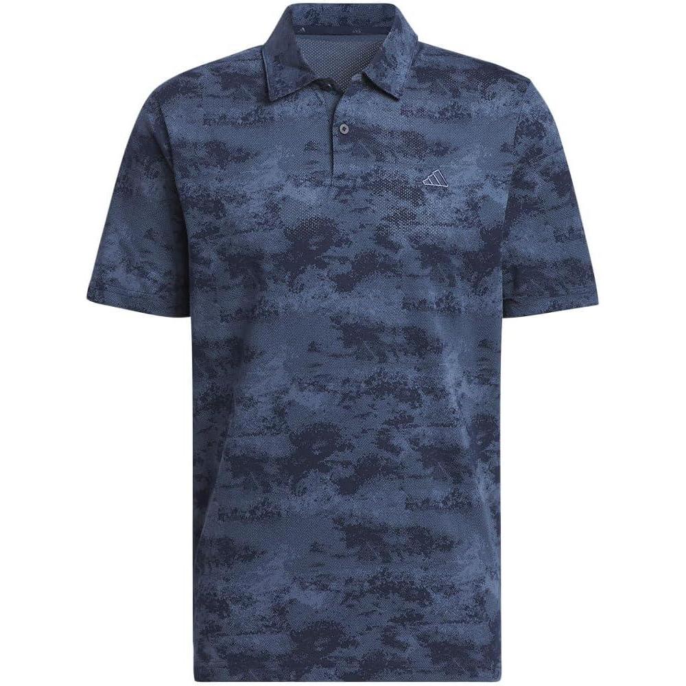 image:imageAdidas Mens Goto Printed Mesh Polo ShirtConavy